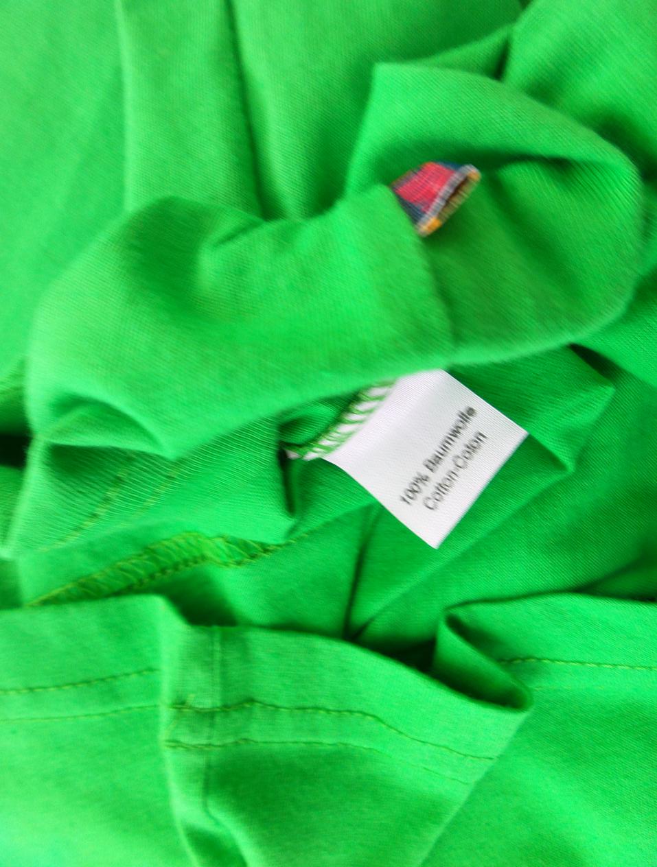 20180525_100210.jpg Mills For Junior Rozmiar 164 Kolor Zielony Pół golf T-Shirt Krótki rękaw Materiał Bawełna 100%