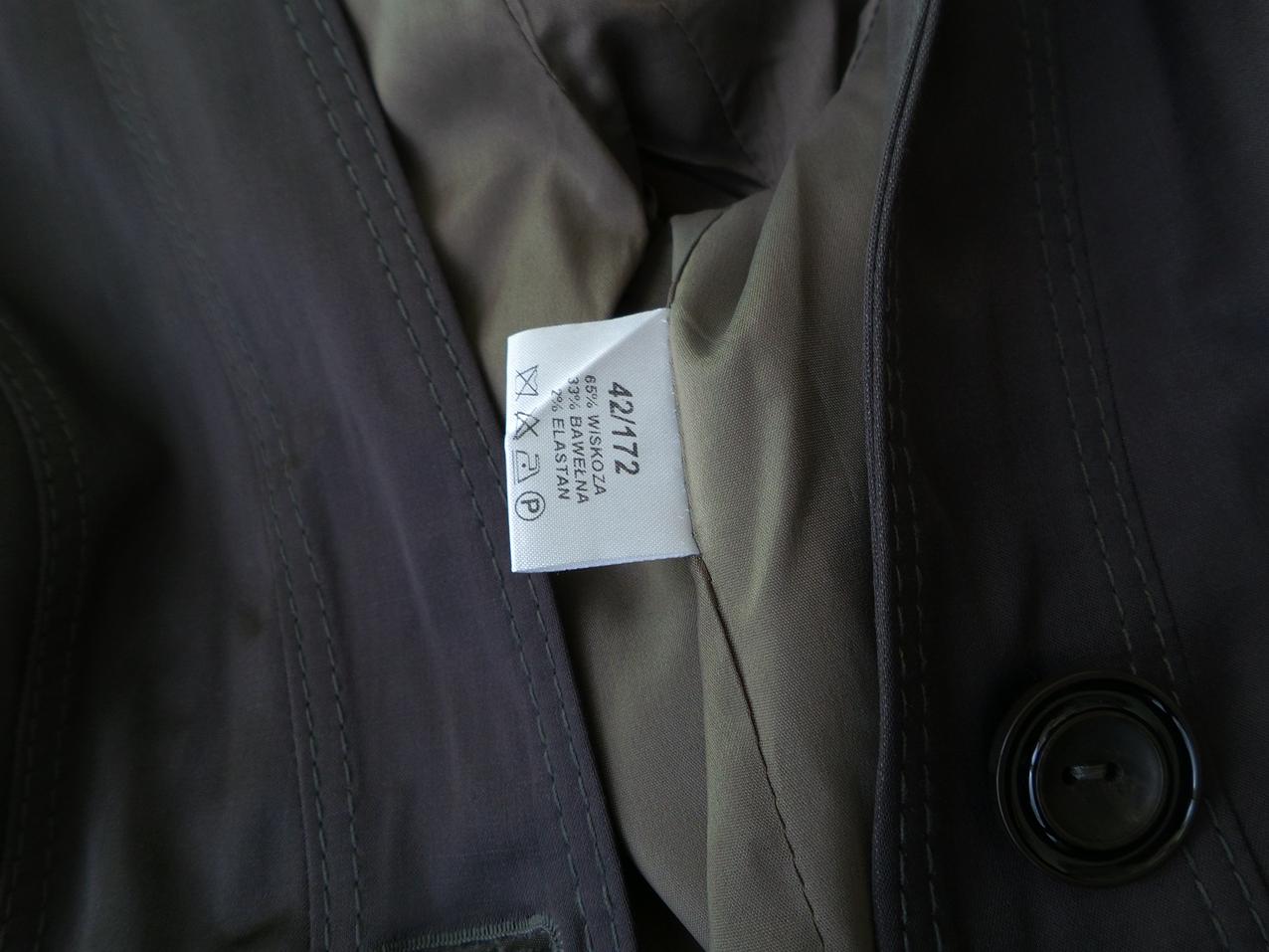 20180526_150015.jpg Bolero Rozmiar 42 Kolor Brązowy W serek Żakiet z zapięciem Długi rękaw Materiał Wiskoza