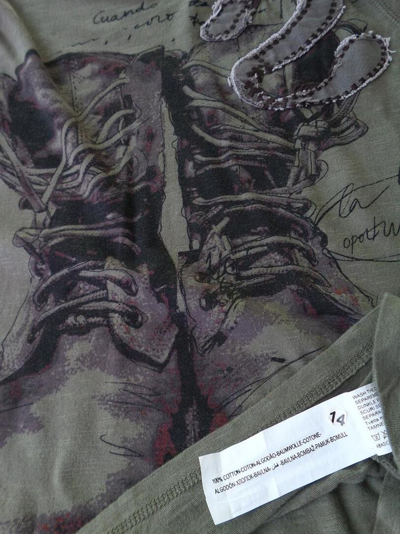 DESIGUAL Rozmiar 11-12 lat Kolor Beżowy Crew Neck Tunika Bluzka Długi rękaw Materiał Bawełna 100% DESIGUAL Rozmiar 11-12 lat Kolor Beżowy Crew Neck Tunika Bluzka Długi rękaw Materiał Bawełna 100%