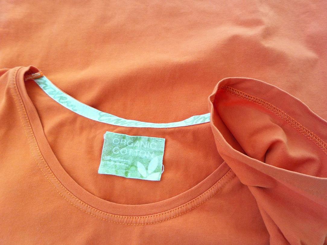20180530_113029.jpg Gudrun Sjödén Rozmiar S Kolor Pomarańczowy Okrągły dekolt T-Shirt Krótki rękaw Materiał Bawełna 100%