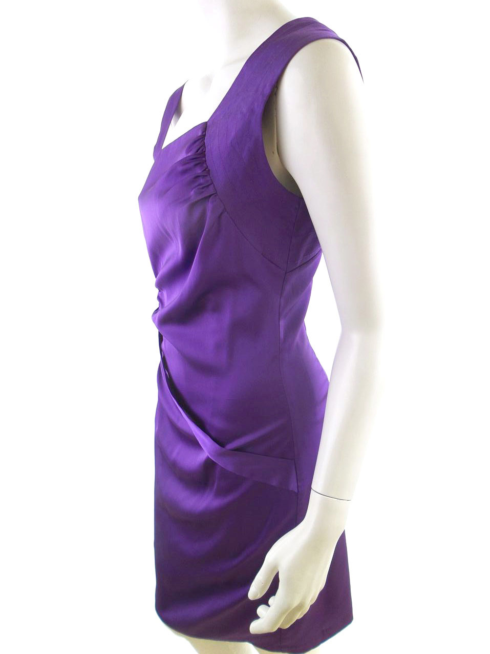 Very Very Rozmiar 10 (38) Kolor Fioletowy Na Jedno Ramię Sukienka Bodycon Bezrękawnik Midi Very Very Rozmiar 10 (38) Kolor Fioletowy Na Jedno Ramię Sukienka Bodycon Bezrękawnik Midi