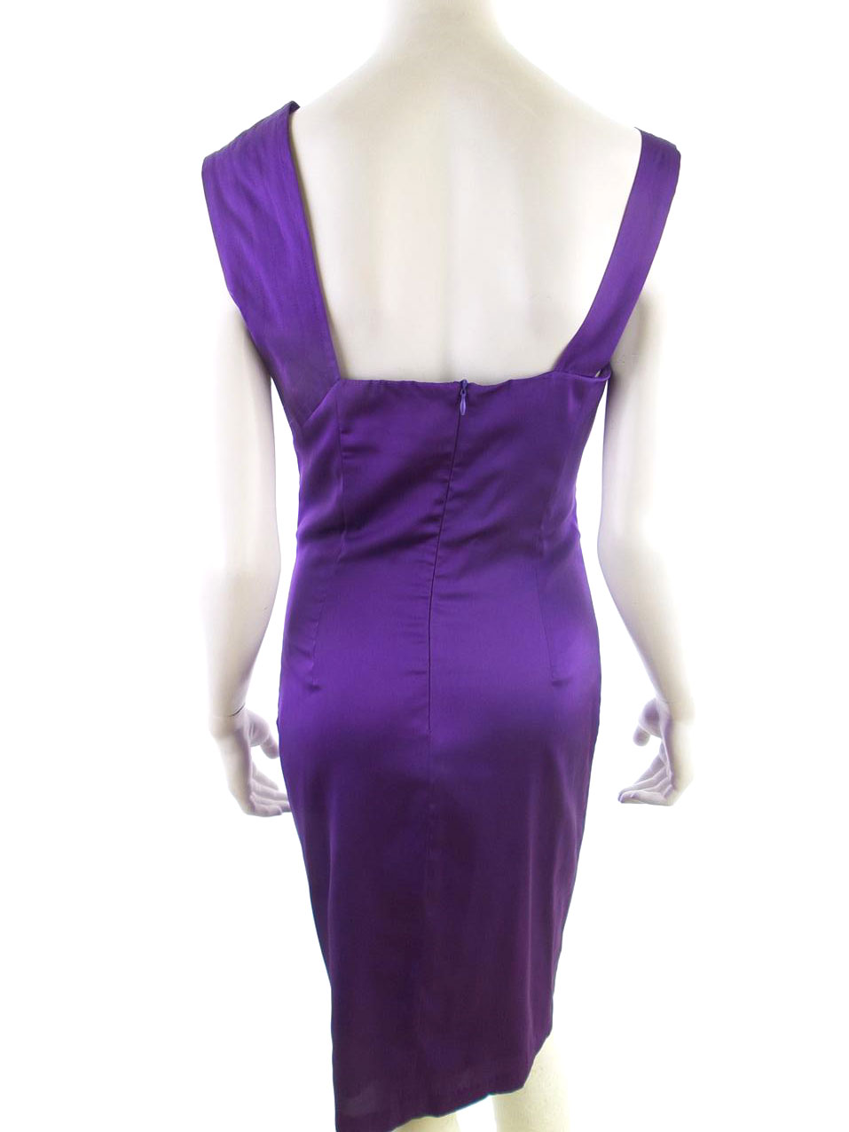 Very Very Rozmiar 10 (38) Kolor Fioletowy Na Jedno Ramię Sukienka Bodycon Bezrękawnik Midi Very Very Rozmiar 10 (38) Kolor Fioletowy Na Jedno Ramię Sukienka Bodycon Bezrękawnik Midi