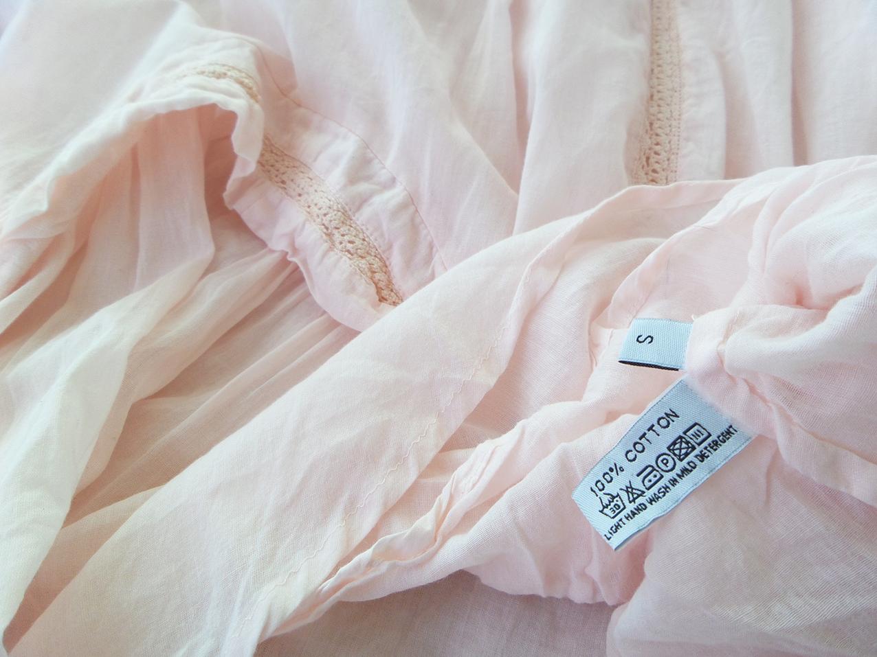 Hunkydory Rozmiar S Kolor Pudrowy Róż Halter Sukienka Mini Bezrękawnik Krótka Materiał Bawełna 100% Hunkydory Rozmiar S Kolor Pudrowy Róż Halter Sukienka Mini Bezrękawnik Krótka Materiał Bawełna 100%