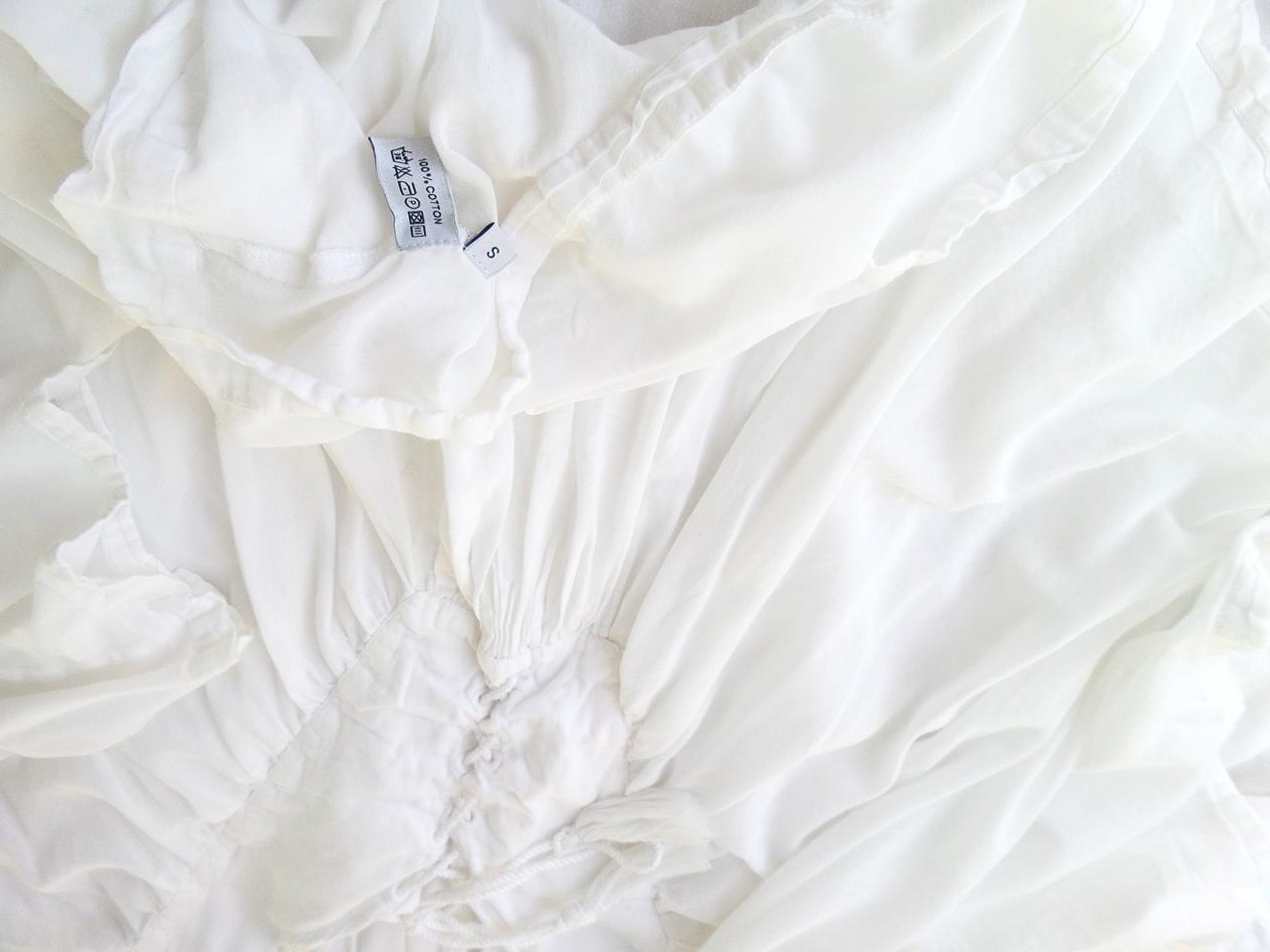 Hunkydory Rozmiar S Kolor Biały Okrągły dekolt Tunika Bluzka Rękaw 3/4 Materiał Bawełna 100% Hunkydory Rozmiar S Kolor Biały Okrągły dekolt Tunika Bluzka Rękaw 3/4 Materiał Bawełna 100%
