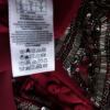 Guess Rozmiar S Kolor Czerwony Crew Neck Sukienka Mini Długi rękaw Krótka