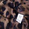 Warehouse Rozmiar 34 Kolor Brązowy Panterka W serek Tunika Bluzka Bezrękawnik Materiał Wiskoza 100%