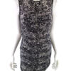 Rozmiar XS Kolor Czarny Crew Neck Sukienka Bodycon Bezrękawnik Do Kolan