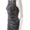 Rozmiar XS Kolor Czarny Crew Neck Sukienka Bodycon Bezrękawnik Do Kolan
