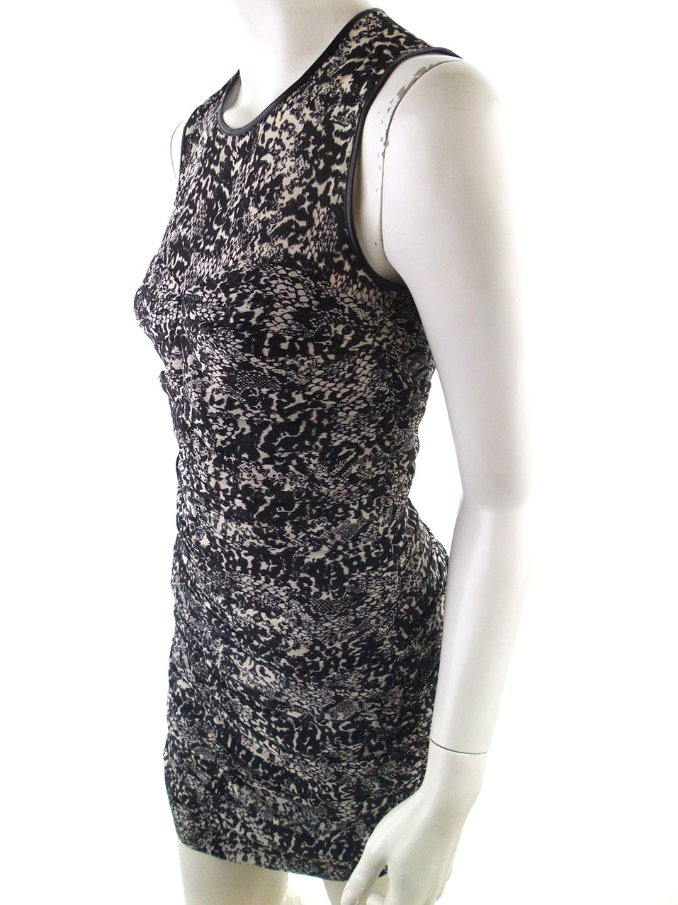 Rozmiar XS Kolor Czarny Crew Neck Sukienka Bodycon Bezrękawnik Do Kolan