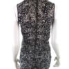Rozmiar XS Kolor Czarny Crew Neck Sukienka Bodycon Bezrękawnik Do Kolan