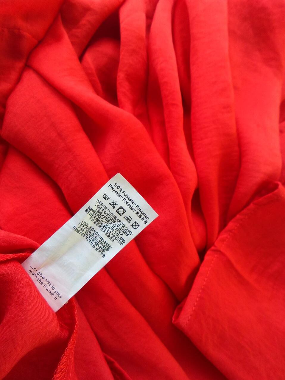 Missguided Rozmiar 40 Kolor Czerwony W serek Sukienka Ołówkowa Długi rękaw Do Kolan Missguided Rozmiar 40 Kolor Czerwony W serek Sukienka Ołówkowa Długi rękaw Do Kolan
