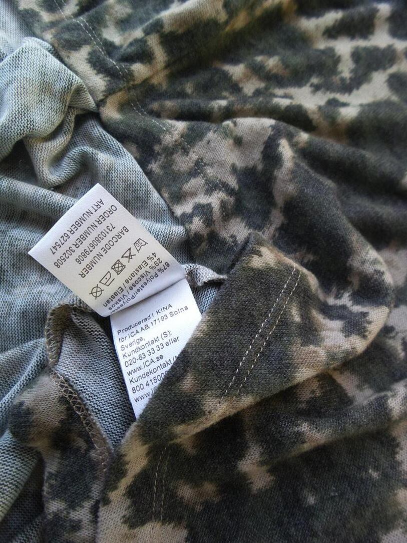 Mywear Rozmiar S/M Kolor Zielony Panterka W łódkę Tunika Bluzka Rękaw 3/4 Mywear Rozmiar S/M Kolor Zielony Panterka W łódkę Tunika Bluzka Rękaw 3/4