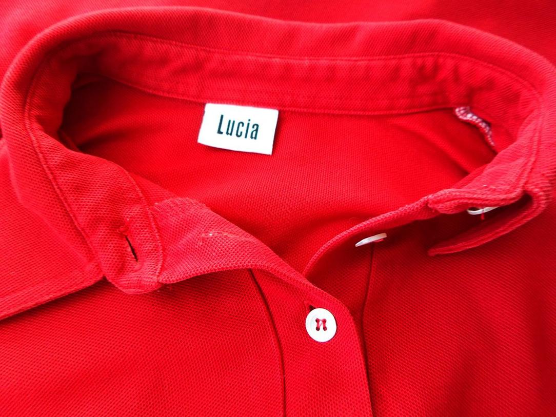 20180612_142358.jpg Lucia Rozmiar 38 Kolor Czerwony Kołnierz Koszulka Polo Krótki rękaw Materiał Bawełna