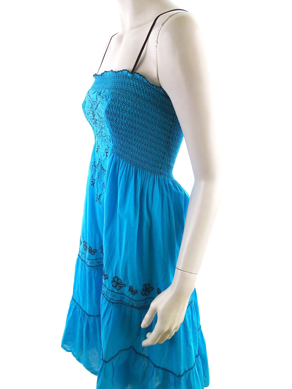 New york laundry Rozmiar S/M Kolor Niebieski Kwadratowy dekolt Sukienka Slip Bezrękawnik Midi New york laundry Rozmiar S/M Kolor Niebieski Kwadratowy dekolt Sukienka Slip Bezrękawnik Midi