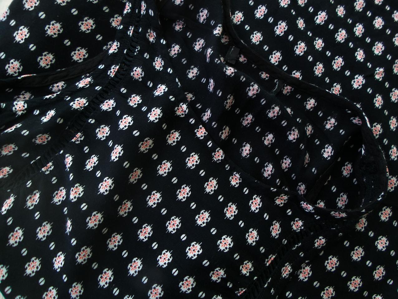 Vintage Rozmiar S Kolor Czarny Okrągły dekolt Sukienka Letnia Bezrękawnik Do Kolan Vintage Rozmiar S Kolor Czarny Okrągły dekolt Sukienka Letnia Bezrękawnik Do Kolan