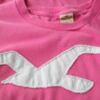 Hollister Rozmiar M Kolor Różowy Crew Neck T-Shirt Krótki rękaw Materiał Bawełna 100%