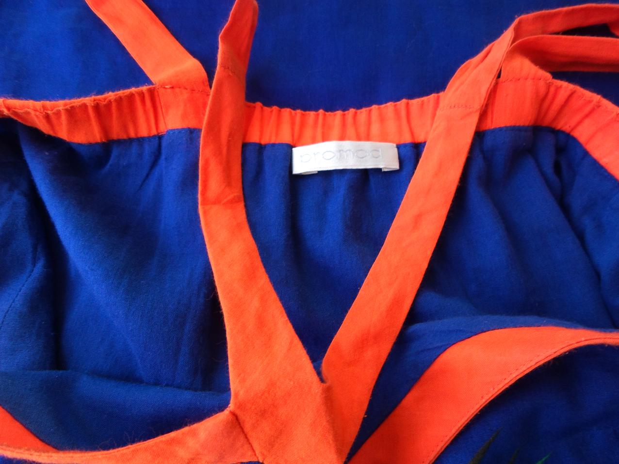 Promod Rozmiar 36 Kolor Granatowy Halter Sukienka Letnia Bezrękawnik Do Kolan Materiał Bawełna 100% Promod Rozmiar 36 Kolor Granatowy Halter Sukienka Letnia Bezrękawnik Do Kolan Materiał Bawełna 100%