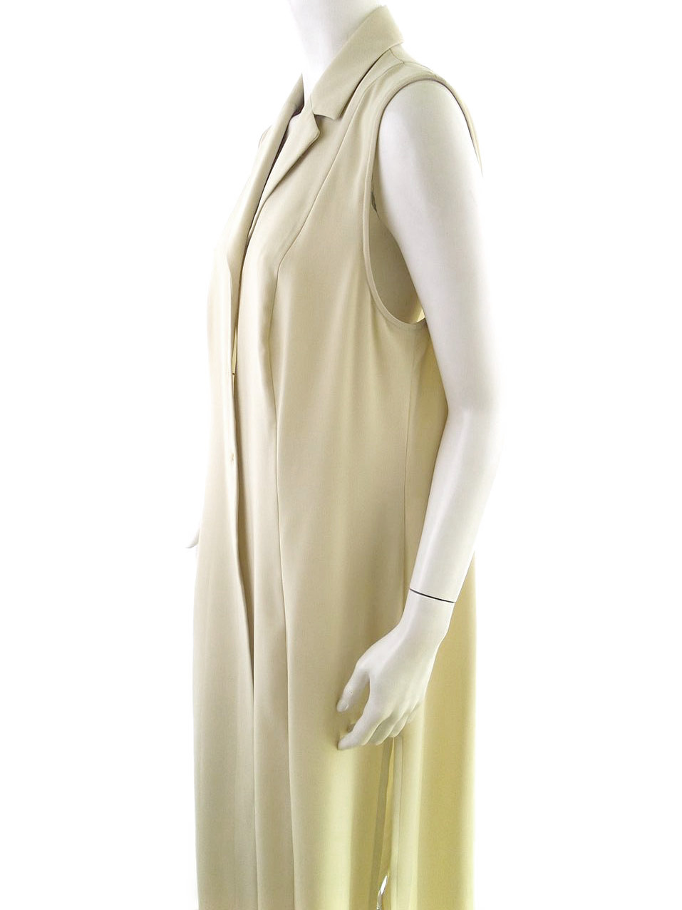 BETTY BARCLAY Rozmiar XL Kolor Beżowy Kołnierz Sukienka Maxi Bezrękawnik Długa BETTY BARCLAY Rozmiar XL Kolor Beżowy Kołnierz Sukienka Maxi Bezrękawnik Długa