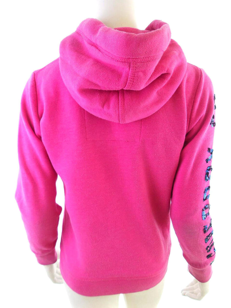 Superdry Rozmiar S Kolor Różowy Bluza na suwak Długi rękaw Superdry Rozmiar S Kolor Różowy Bluza na suwak Długi rękaw