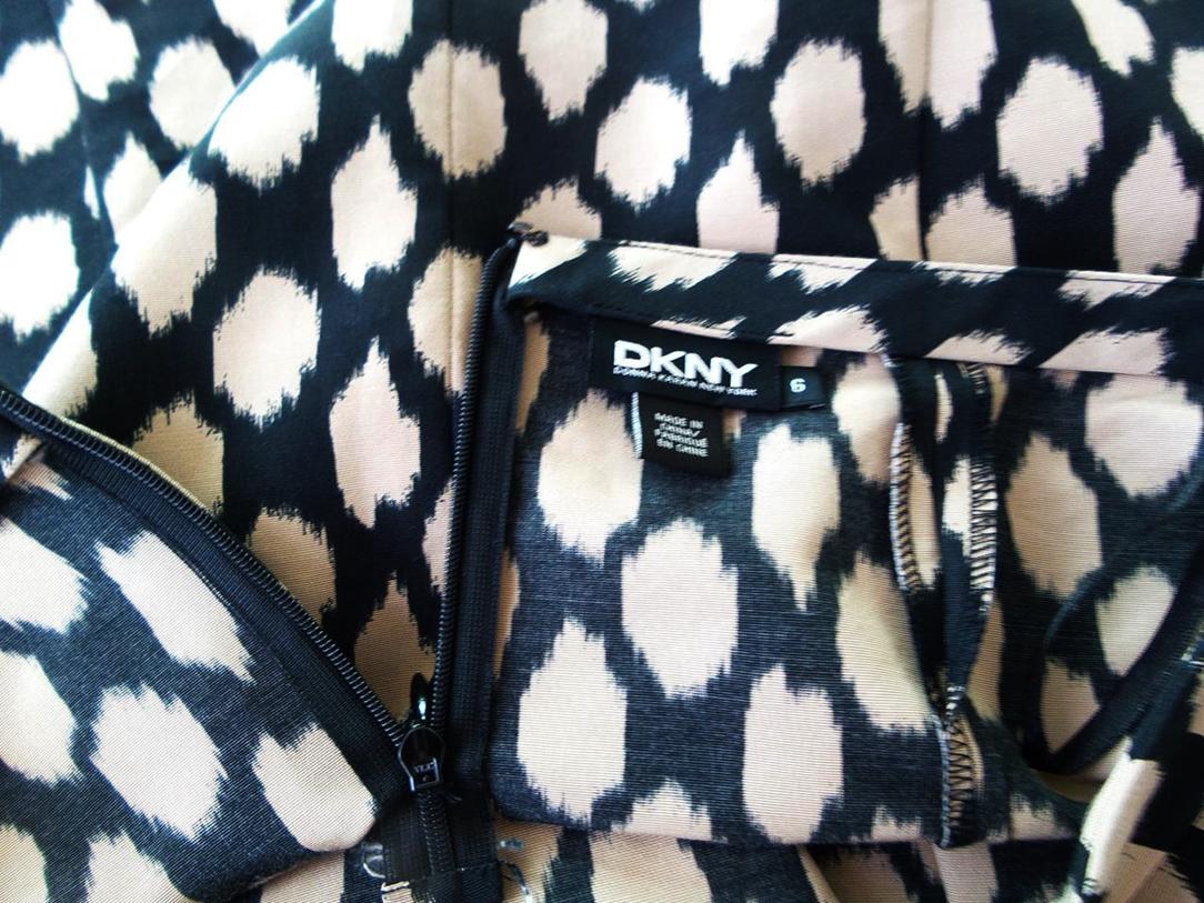 20180621_125251.jpg Dkny Rozmiar 6 (34) Kolor Czarny A-Line Spódnica Do Kolan Materiał Bawełna