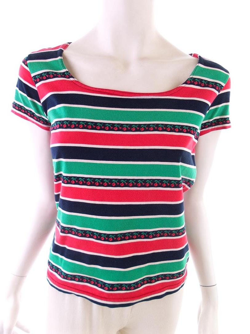 Rozmiar L Kolor Zielony Okrągły dekolt T-Shirt Krótki rękaw Materiał Bawełna 100%