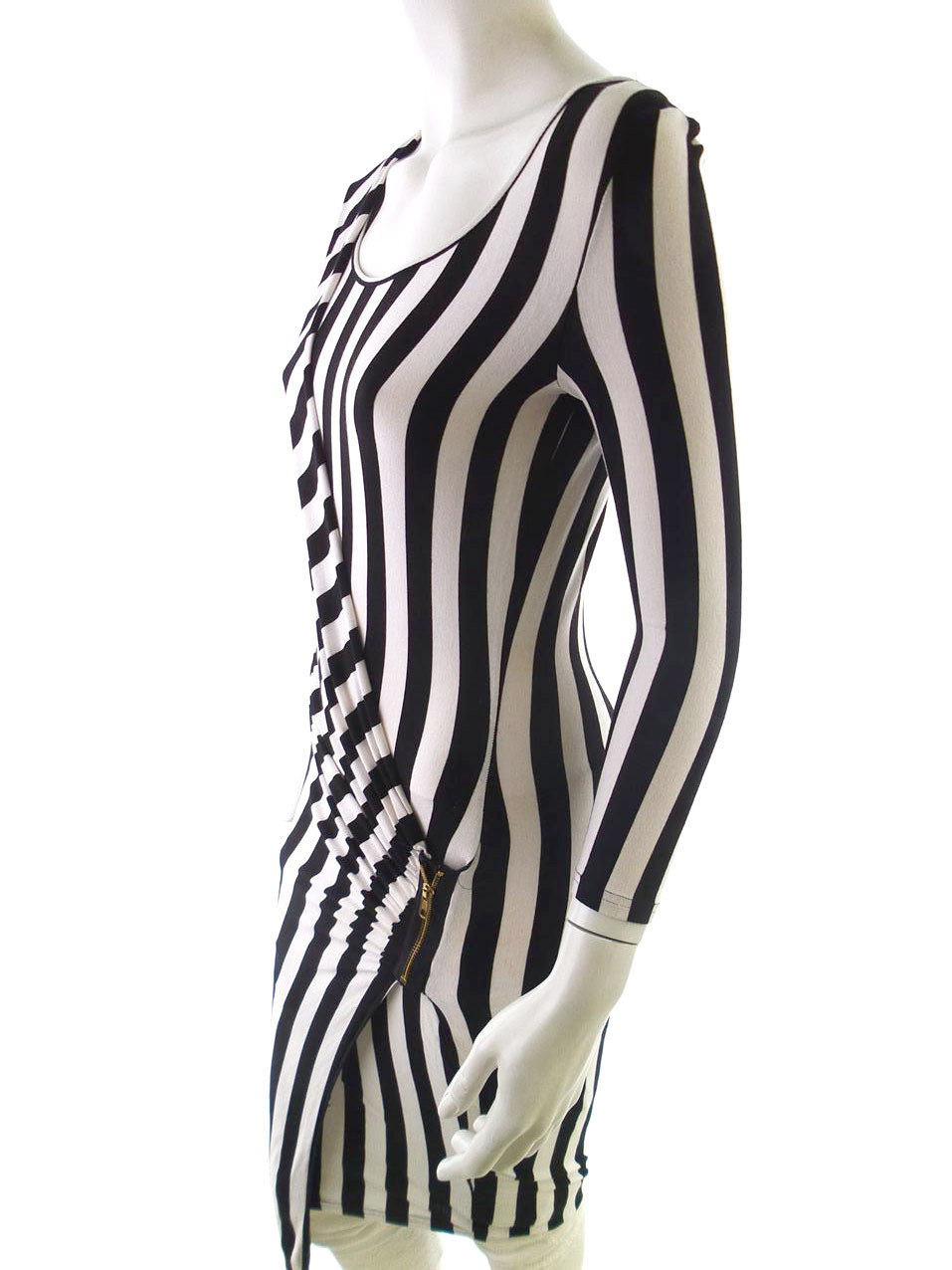 River island Rozmiar 10 Kolor Czarny Okrągły dekolt Sukienka Bodycon Rękaw 3/4 Do Kolan Materiał Wiskoza River island Rozmiar 10 Kolor Czarny Okrągły dekolt Sukienka Bodycon Rękaw 3/4 Do Kolan Materiał Wiskoza