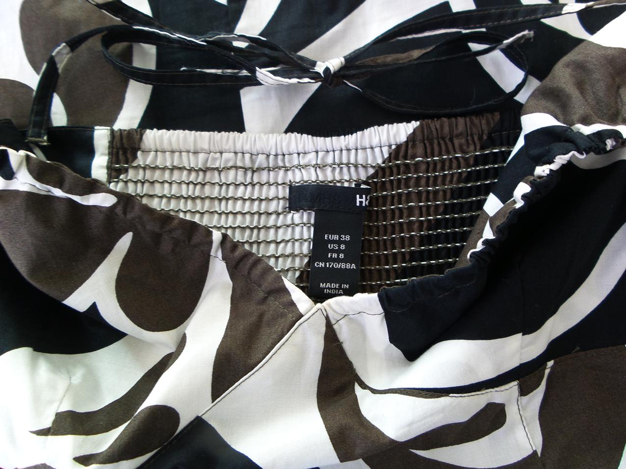 Rozmiar 38 Kolor Brązowy Halter Sukienka Letnia Bezrękawnik Do Kolan Materiał Bawełna 100% Rozmiar 38 Kolor Brązowy Halter Sukienka Letnia Bezrękawnik Do Kolan Materiał Bawełna 100%