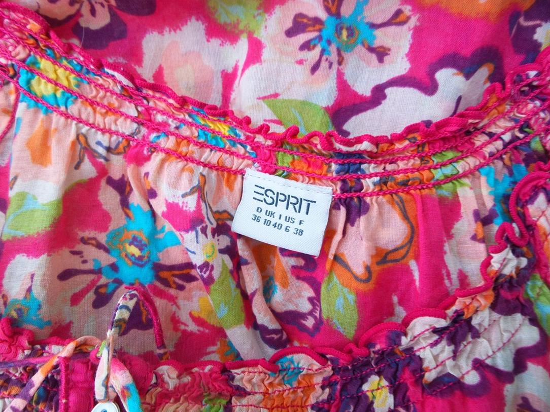Esprit Rozmiar 36 Kolor Różowy Dekolt U Tunika Bluzka Krótki rękaw Materiał Bawełna 100% Esprit Rozmiar 36 Kolor Różowy Dekolt U Tunika Bluzka Krótki rękaw Materiał Bawełna 100%