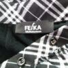 Felka Fashion House Rozmiar 44 Kolor Czarny Kołnierz Sukienka Sweterkowa Długi rękaw Do Kolan Materiał Akryl