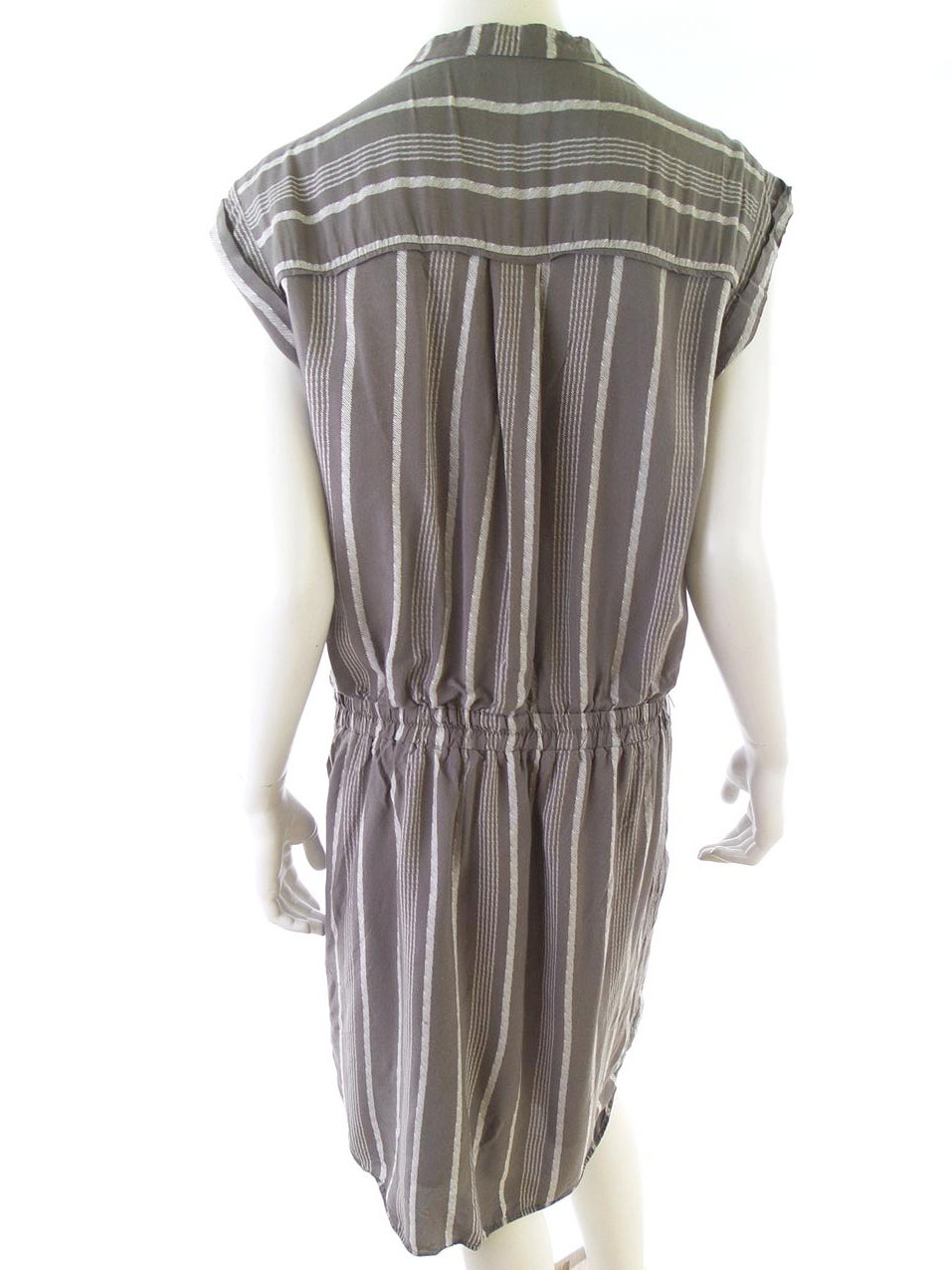 InWear Rozmiar 42 Okrągły dekolt Sukienka Koszulowa Bezrękawnik Midi Materiał Wiskoza 100% InWear Rozmiar 42 Okrągły dekolt Sukienka Koszulowa Bezrękawnik Midi Materiał Wiskoza 100%