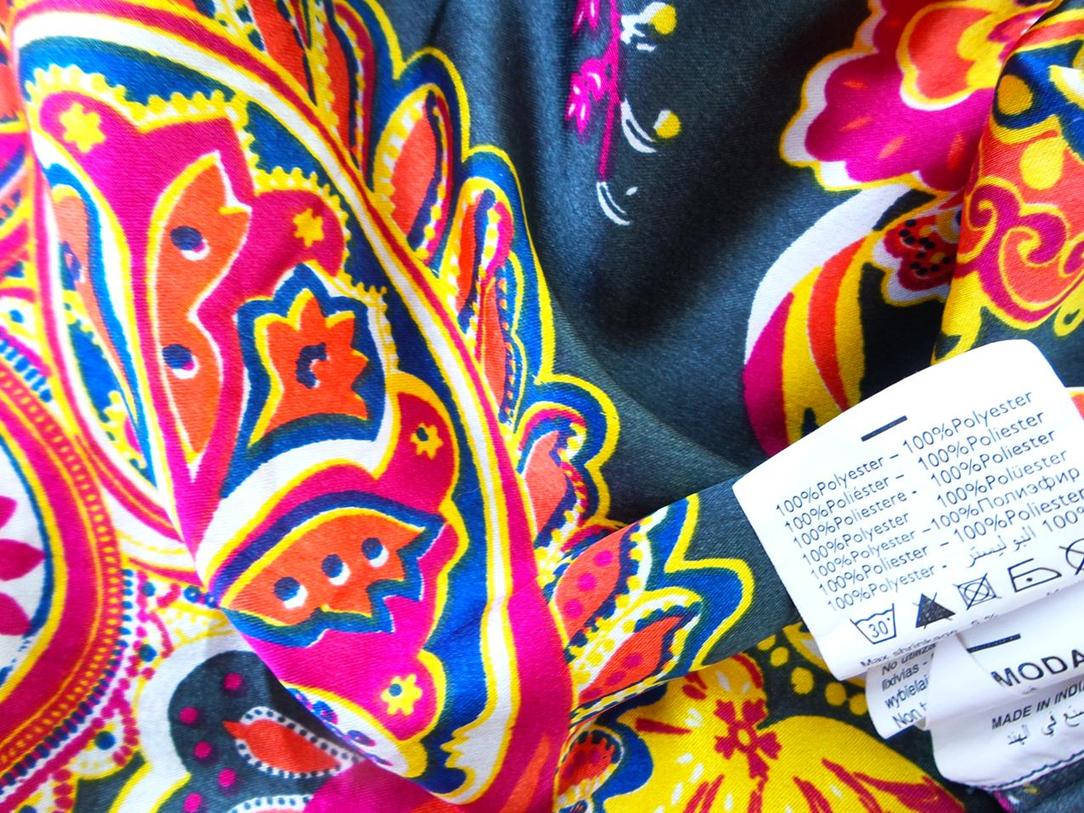 Vero moda Rozmiar M Kolor Szary Paisley W serek Tunika Bluzka Bezrękawnik