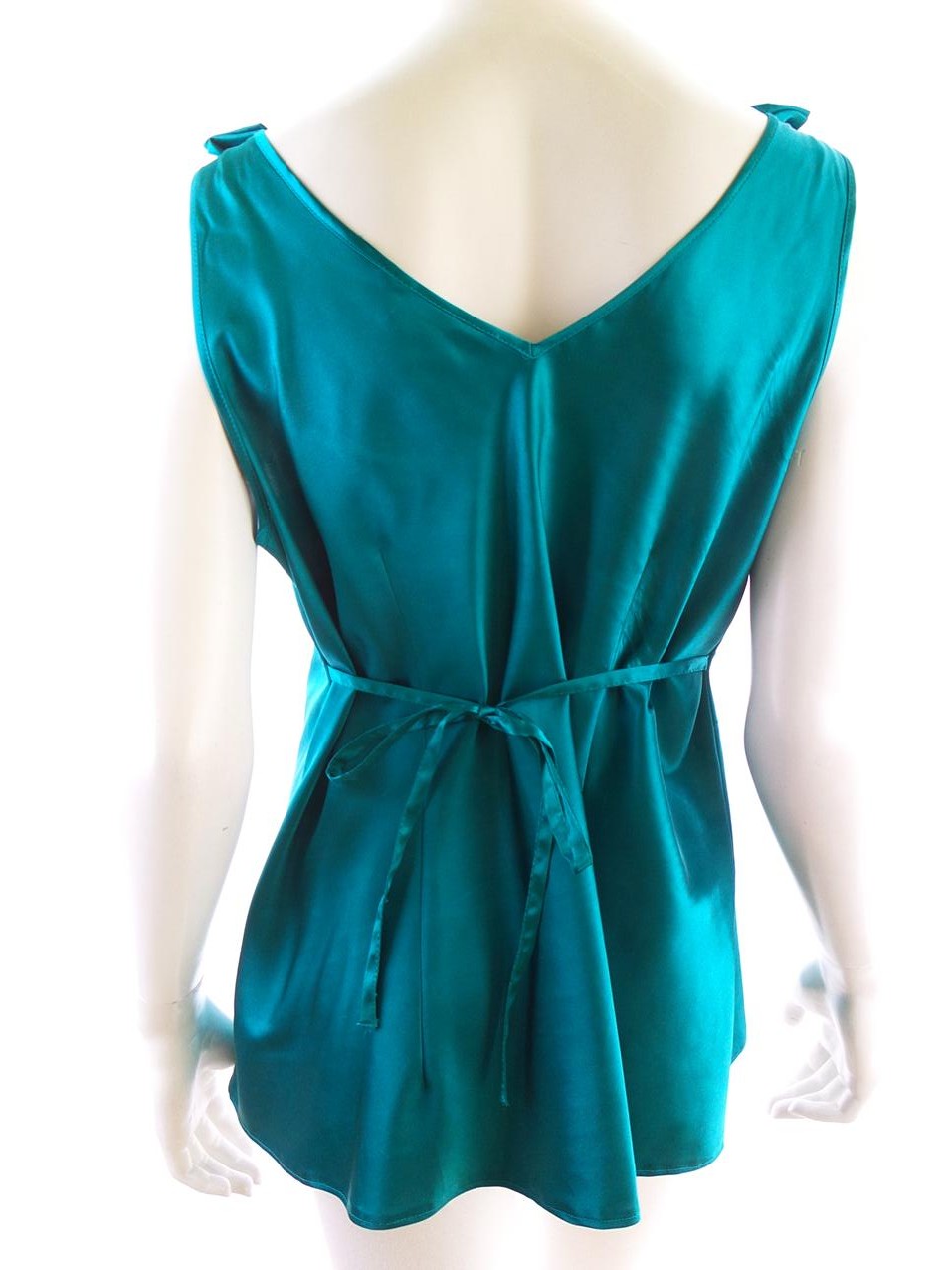 20180709_094944.jpg Dorothy perkins Rozmiar 46 Kolor Turkusowy W serek Bluzka Bezrękawnik