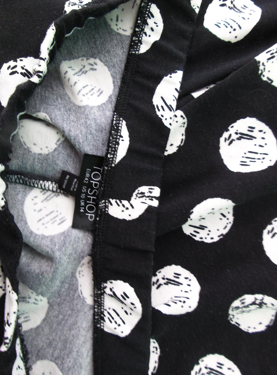 20180709_161644.jpg Topshop Rozmiar 42 Kolor Czarny A-Line Spódnica Do Kolan