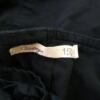 Vintage 157 Rozmiar M Kolor Czarny Dekolt U Bluzka Peplum Długi rękaw Materiał Bawełna 100%