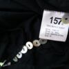 Vintage 157 Rozmiar M Kolor Czarny Dekolt U Bluzka Peplum Długi rękaw Materiał Bawełna 100%