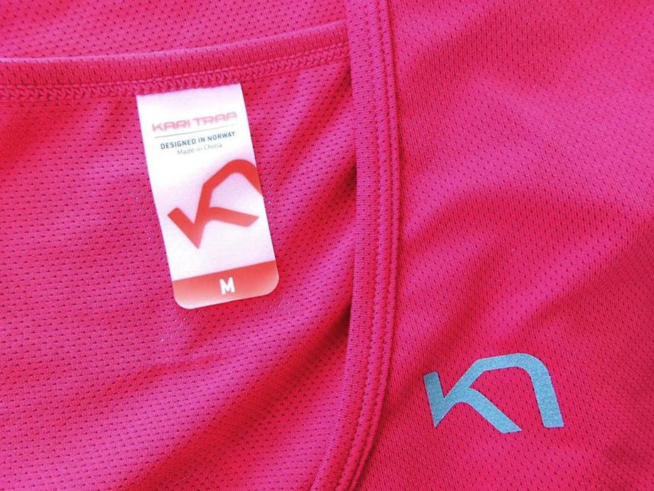 Kari Traa Rozmiar M Kolor Różowy Okrągły dekolt T-Shirt Krótki rękaw Kari Traa Rozmiar M Kolor Różowy Okrągły dekolt T-Shirt Krótki rękaw