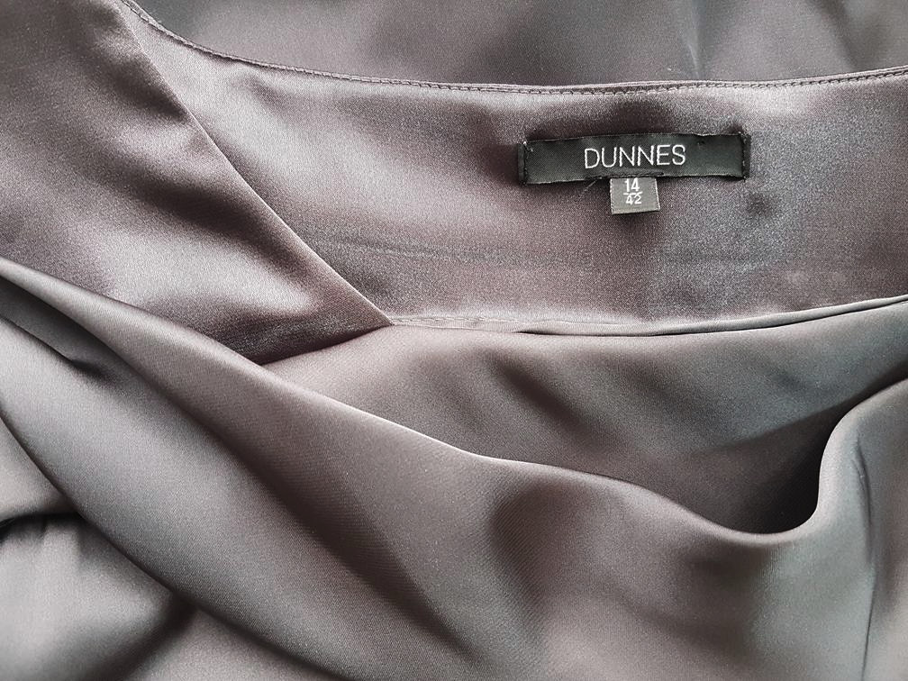 20180713_121044.jpg Dunnes stores Rozmiar 42 Kolor Szary Drapowany dekolt Bluzka Rękaw 3/4