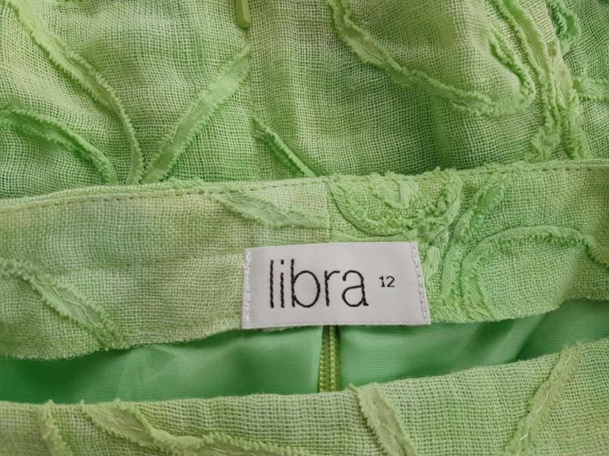 20180718_130230.jpg Libra Rozmiar 12 (40) Kolor Zielony Kwadratowy dekolt Bluzka Bezrękawnik