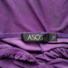 ASOS Rozmiar 12 (40) Kolor Fioletowy Halter Sukienka Mini Bezrękawnik Krótka