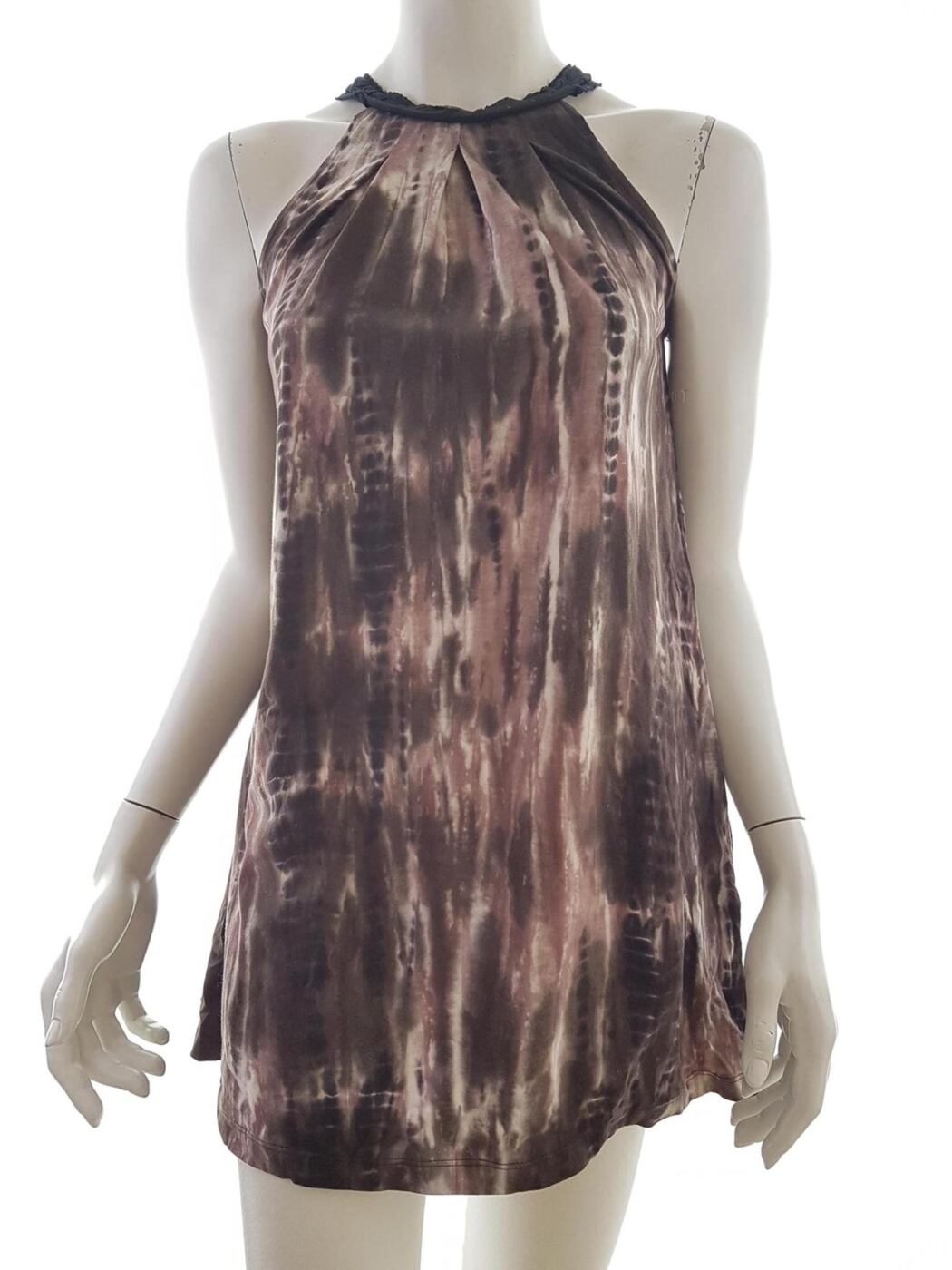 Vero moda Rozmiar S Kolor Brązowy Halter Tunika Bluzka Bezrękawnik Materiał Bawełna 100%