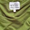 The Masai Rozmiar L Kolor Zielony Okrągły dekolt Tunika Bluzka Bezrękawnik Materiał Wiskoza