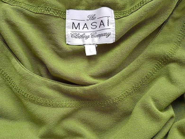 The Masai Rozmiar L Kolor Zielony Okrągły dekolt Tunika Bluzka Bezrękawnik Materiał Wiskoza The Masai Rozmiar L Kolor Zielony Okrągły dekolt Tunika Bluzka Bezrękawnik Materiał Wiskoza