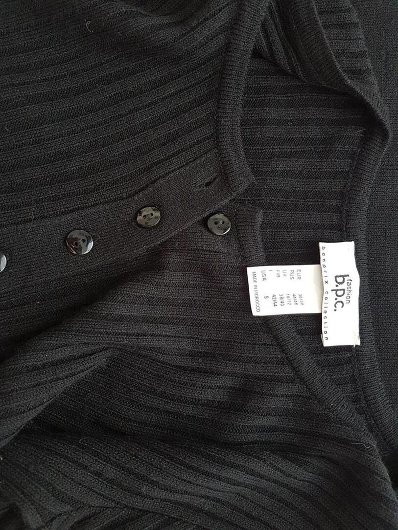 B.p.c fashion bonprix Rozmiar 36/38 Kolor Czarny Okrągły dekolt Sukienka Sweterkowa Długi rękaw Do Kolan Materiał Akryl 100% B.p.c fashion bonprix Rozmiar 36/38 Kolor Czarny Okrągły dekolt Sukienka Sweterkowa Długi rękaw Do Kolan Materiał Akryl 100%