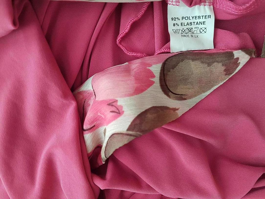 Bassini Rozmiar XL Kolor Różowy Okrągły dekolt Tunika Bluzka Rękaw 3/4 Bassini Rozmiar XL Kolor Różowy Okrągły dekolt Tunika Bluzka Rękaw 3/4