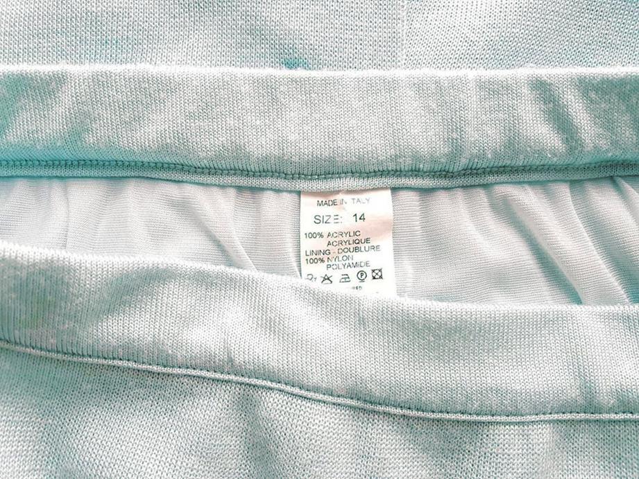 20180730_162802.jpg Made in Italy Rozmiar 14 (42) A-Line Spódnica Midi Materiał Akryl 100%