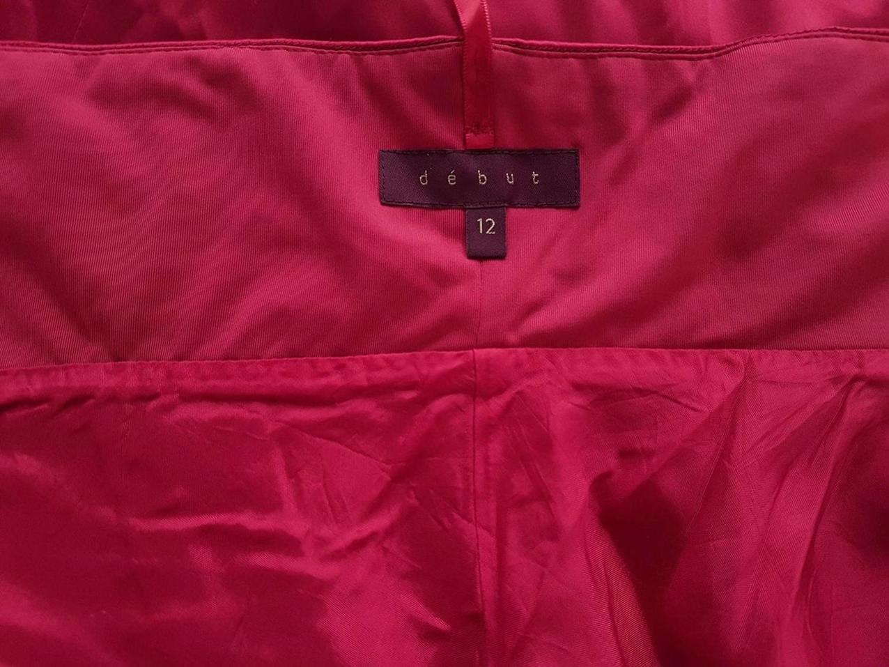 Debut Rozmiar 12 (40) Kolor Różowy Halter Suknia Balowa Sukienka Wieczorowa Bezrękawnik Midi Debut Rozmiar 12 (40) Kolor Różowy Halter Suknia Balowa Sukienka Wieczorowa Bezrękawnik Midi