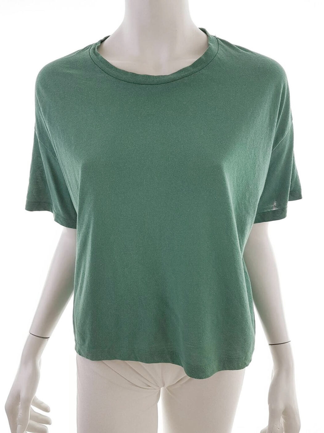 Gap Rozmiar L Kolor Zielony Crew Neck T-Shirt Krótki rękaw Materiał Bawełna