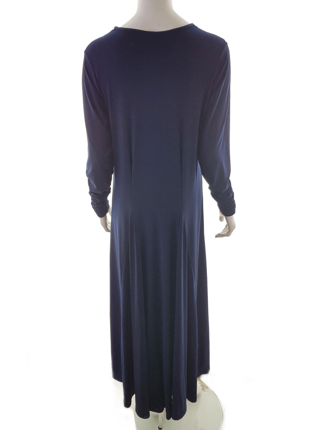 SOS Aabaya Vintage Rozmiar 56 Kolor Granatowy Okrągły dekolt Sukienka Maxi Długi rękaw Długa SOS Aabaya Vintage Rozmiar 56 Kolor Granatowy Okrągły dekolt Sukienka Maxi Długi rękaw Długa