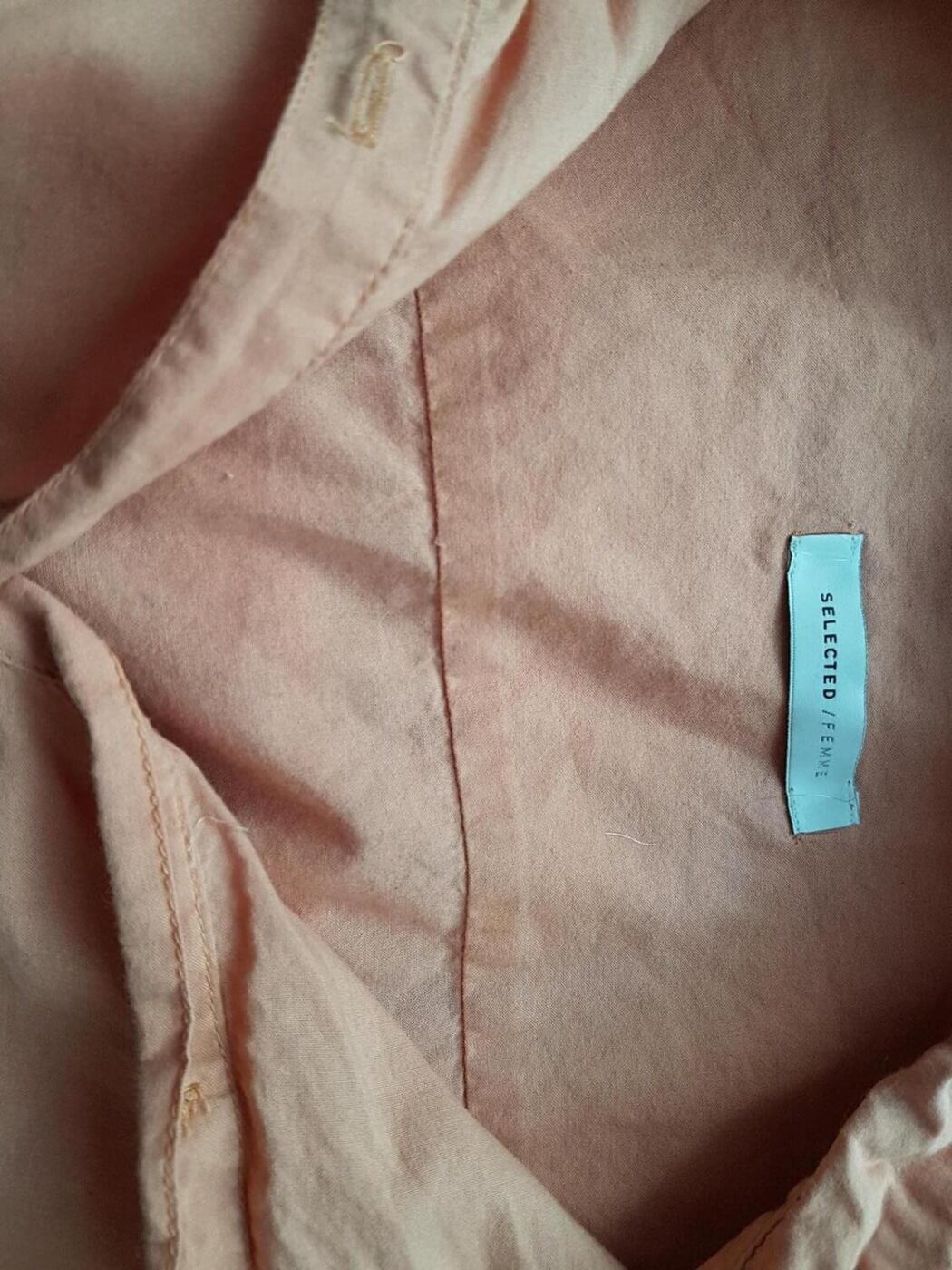 Selected femme Rozmiar 36 Kolor Różowy Kołnierz Sukienka Koszulowa Długi rękaw Krótka Materiał Bawełna 100% Selected femme Rozmiar 36 Kolor Różowy Kołnierz Sukienka Koszulowa Długi rękaw Krótka Materiał Bawełna 100%