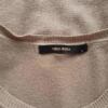 Vero moda Rozmiar L Kolor Beżowy Okrągły dekolt Sukienka Sweterkowa Rękaw 3/4 Krótka